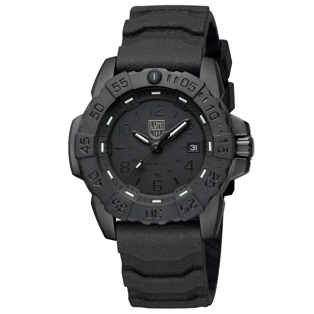 Luminox Navy Seal Steel 3250 Time Date Series Black 45mm XS.3251.BO.CB Luminox