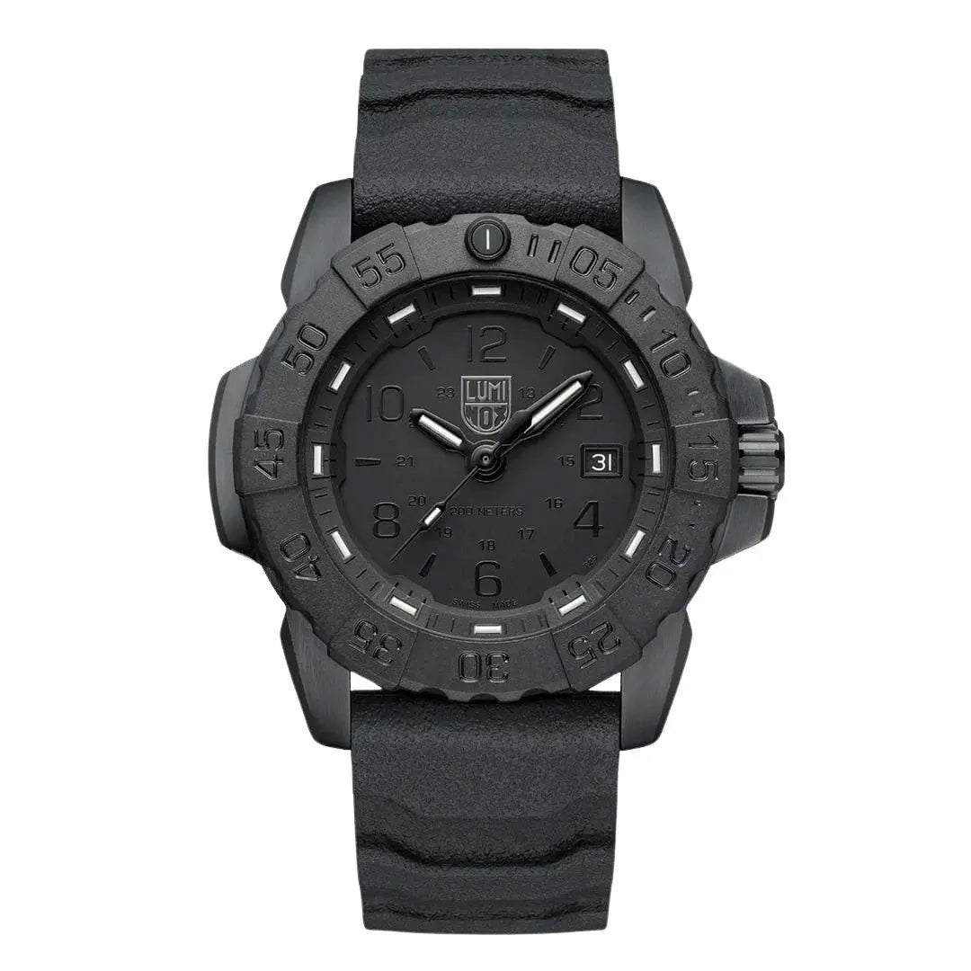 Luminox Navy Seal Steel 3250 Time Date Series Black 45mm XS.3251.BO.CB Luminox