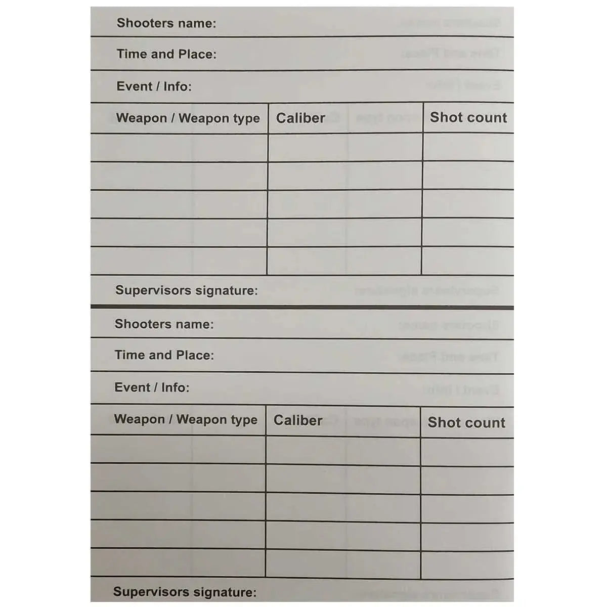 Modestone Shooters Waterproof A6 Logbook Modestone