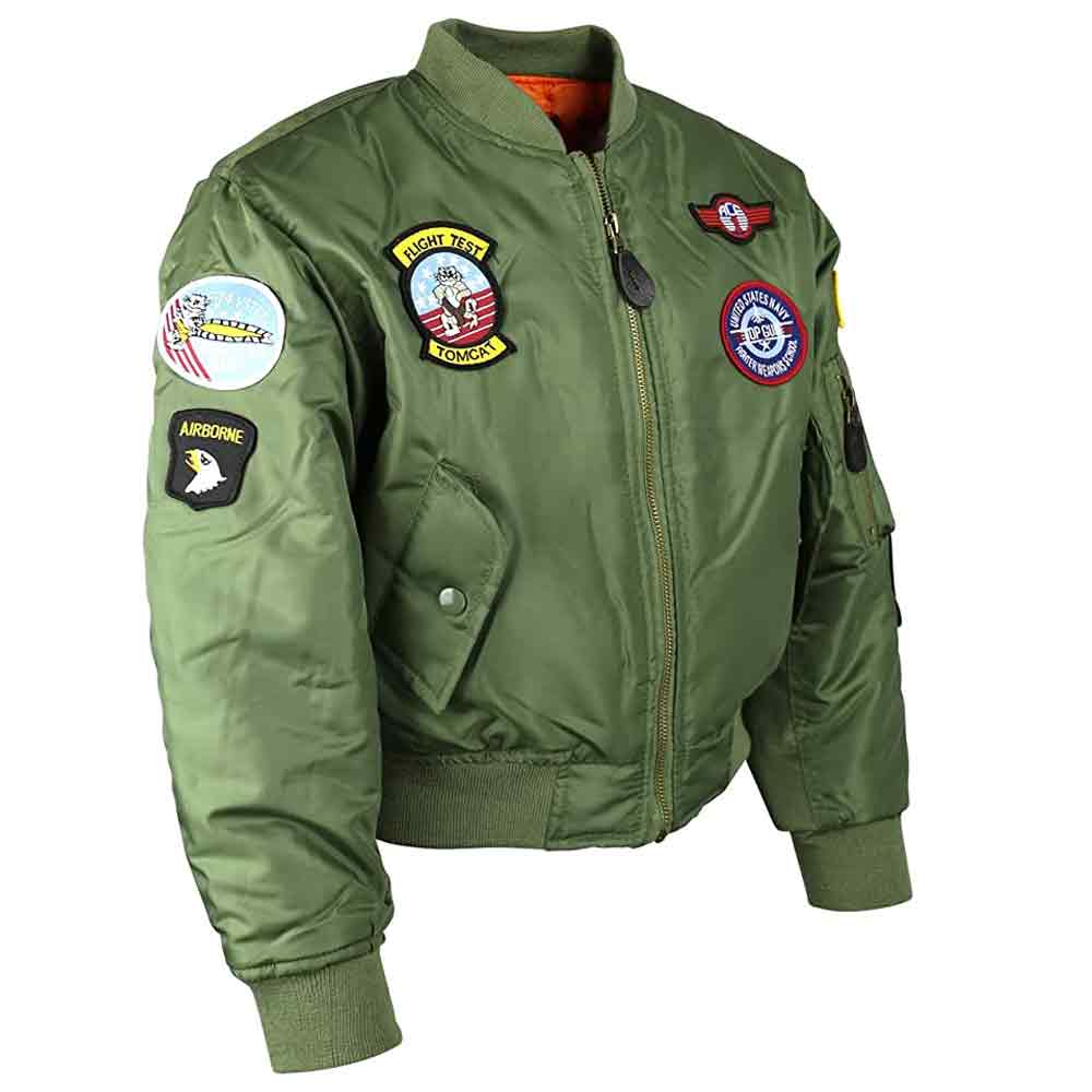 Kombat Kids MA1 Top Gun Flight Jacket | John Bull Clothing